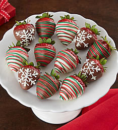 Holiday Snow Strawberries